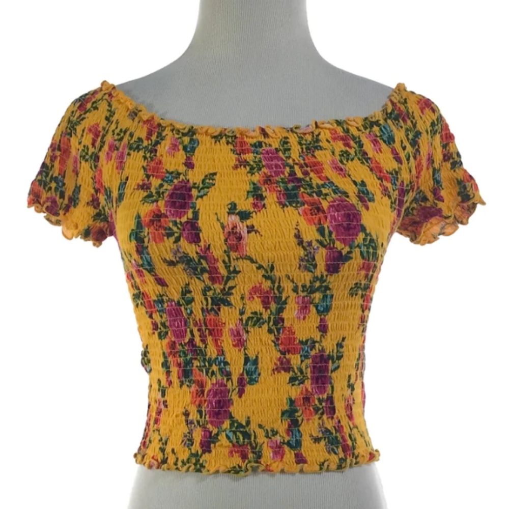 Heart & Hips Off The Shoulder Pullover Blouse Womens Juniors S